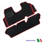 Tappetini Alfa Romeo GT Junior 1300 - 1600 (Serie 1966 - 1974) 3 pezzi anteriori 1 posteriore ricamato